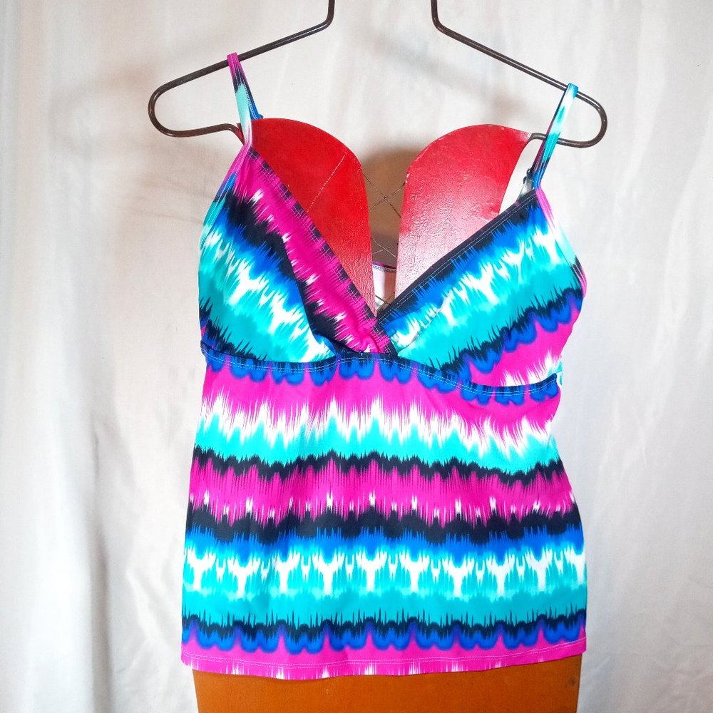 Cato Swim Top Womens Size Large